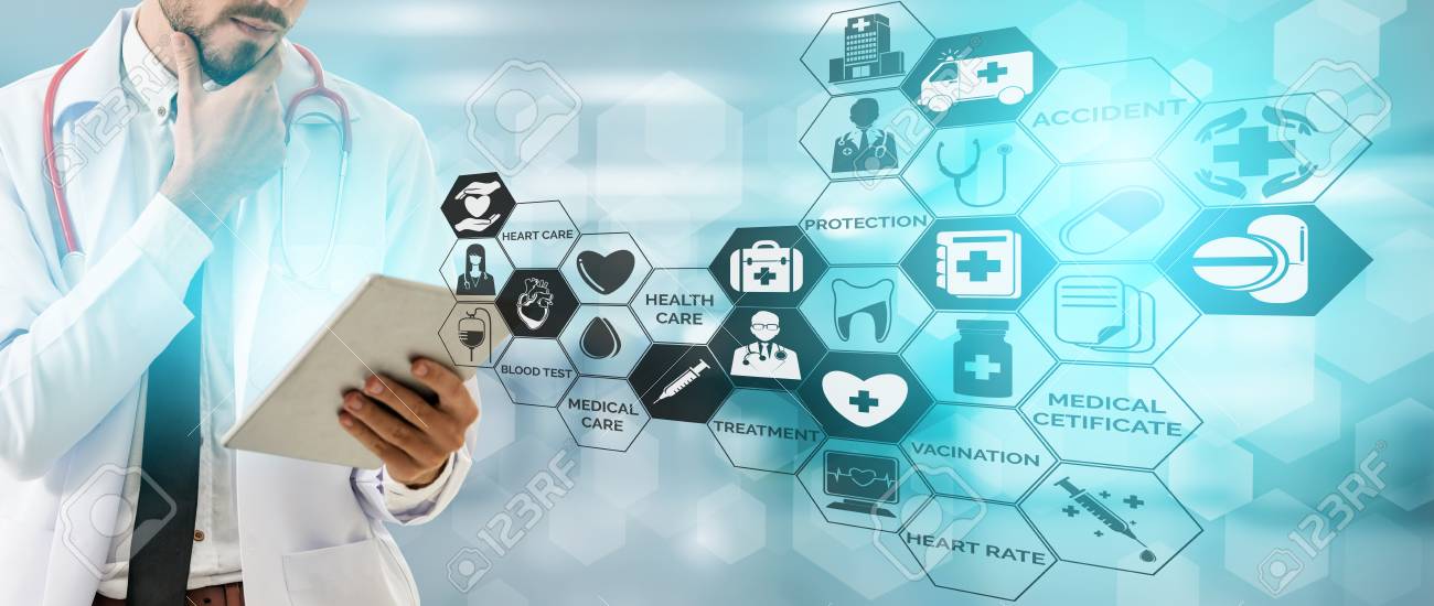124832482-medical-healthcare-concept-doctor-in-hospital-with-digital-medical-icons-graphic-banner-showing-symb